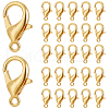 SOFPLATE 300Pcs Zinc Alloy Lobster Claw Clasps FIND-SP0001-27G-1