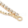 Rack Plating Brass Micro Pave Clear Cubic Zirconia Tassel Big Pendants KK-A183-04G-4