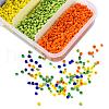 6000Pcs 5 Colors Glass Seed Beads SEED-YW0001-15B-4