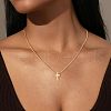 Cross Stainless Steel Pendant Necklaces FS-WG7D720-02-2
