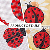 Gorgecraft 2 Rolls 2 Patterns Insect Theme Polyester Ribbon OCOR-GF0002-58B-6