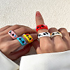 Resin Finger Rings for Women FS-WGBD8BE-09-1