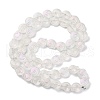 Electroplate Glass Beads Strands EGLA-F164-HR02-2