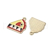 Alloy Enamel Pendants FIND-O003-04G-2