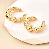 Brass Cuff Earrings EJEW-F370-12G-1