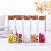Empty Small Glass Cork Bottles AJEW-BC0003-05-7