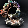 Gemstone Chips Tree Decorations AJEW-P120-A03-1