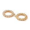 Brass Micro Pave Cubic Zirconia Pendants ZIRC-P092-025G-RS-3
