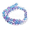 Transparent Glass Beads Strands GLAA-F114-02B-13-2