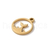 304 Stainless Steel Pendants STAS-L292-03G-2