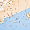 Unicraftale 80Pcs Ion Plating(IP) 201 Stainless Steel Charms STAS-UN0059-81RG-2