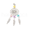 Tibetan Style Alloy Big Pendants HJEW-JM00497-01-1
