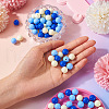 Opaque Acrylic Beads OACR-TAC0014-06G-6