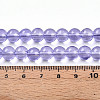 Baking Paint Transparent Glass Beads Strands DGLA-N006-8mm-06-4