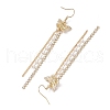 304 Stainless Steel Dangle Earrings EJEW-JE06320-4