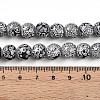 Transparent Baking Painted Glass Beads Strands DGLA-N009-10mm-10-5