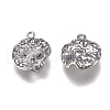 Brass Charms ZIRC-I030-09P-2