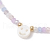 Glass Beaded Stretch Bracelets BJEW-JB11445-4