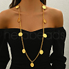 Luxurious Brass Coin Middle Eastern Style Tasssel Long Necklaces for Women's Parties MV3335-2