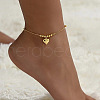 Heart Brass Charm Anklets for Women FS-WG07704-01-1
