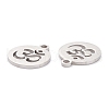 Non-Tarnish 201 Stainless Steel Pendants STAS-D451-25P-2