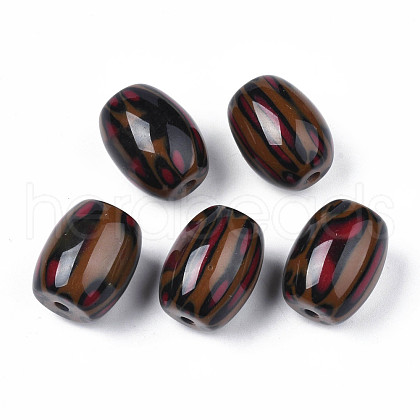 Two Tone Acrylic Beads OACR-S038-024-1