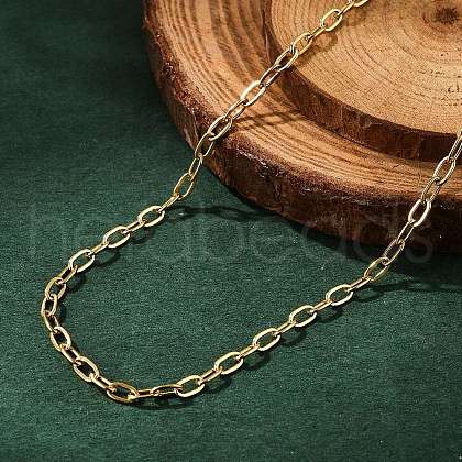 304 Stainless Steel Cable Chains Necklaces MAK-L015-36A-1