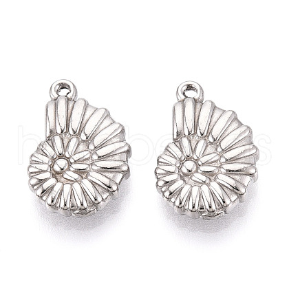 304 Stainless Steel Pendants STAS-T065-35P-1