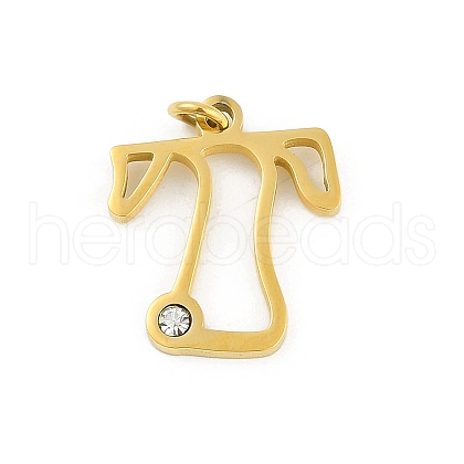 304 Stainless Steel Pendants STAS-R137-01G-T-1