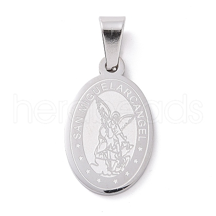 Non-Tarnish 304 Stainless Steel Pendants X-STAS-H356-07P-1
