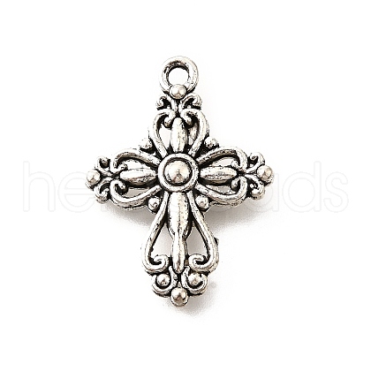 Tibetan Style Alloy Pendants TIBE-L008-36AS-1