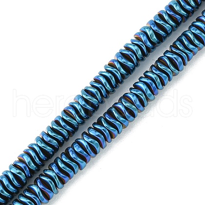 Electroplated Synthetic Non-Magnetic Hematite Beads Strands G-H020-M01-09-1