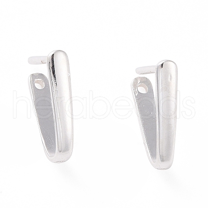 925 Sterling Silver Ice Pick Pinch Bails STER-D035-23S-01-1