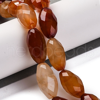 Natural Carnelian Beads Strands G-G177-A01-01-1
