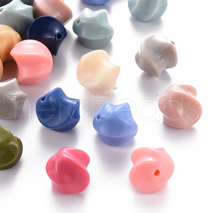 Opaque Acrylic Beads MACR-S373-16A-1