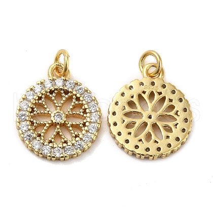 925 Sterling Silver Micro Pave Cubic Zirconia Charms STER-I010-10G-1