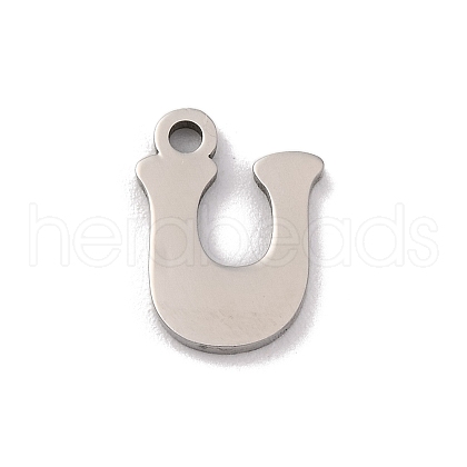 Non-Tarnish 201 Stainless Steel Charms STAS-U016-01P-U-1