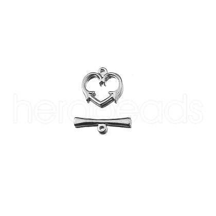 Stainless Steel Toggle Clasps PW-WG419A3-03-1