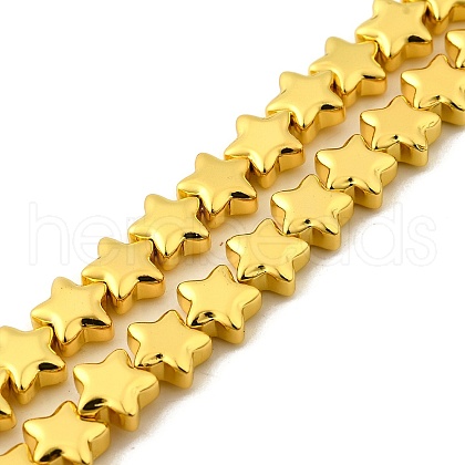 Electroplate Glass Beads Strands EGLA-V001-07E-1