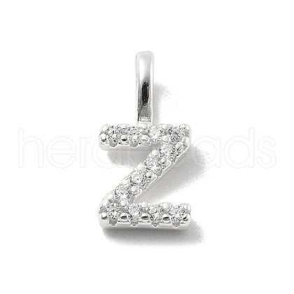 925 Sterling Silver with Cubic Zirconia Charms STER-Q004-01Z-S-1