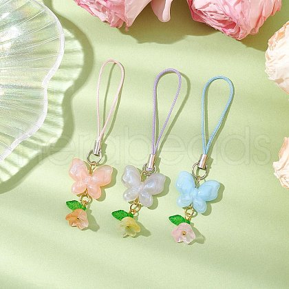 Acrylic Mobile Straps HJEW-JM02541-1