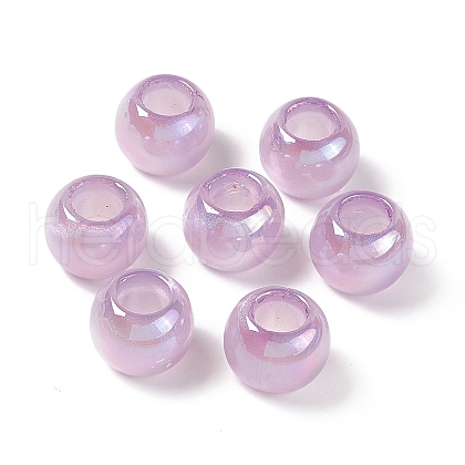 Opaque Acrylic Beads OACR-C008-01B-1