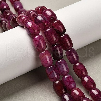 Natural Dragon Veins Agate Beads Strands G-D317-A01-03-1