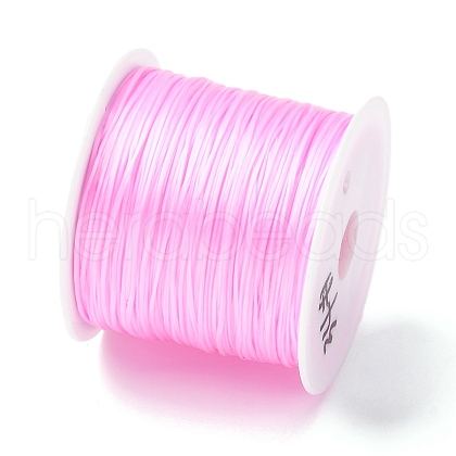50 Yards Flat Elastic Crystal String EW-WH0019-01J-1
