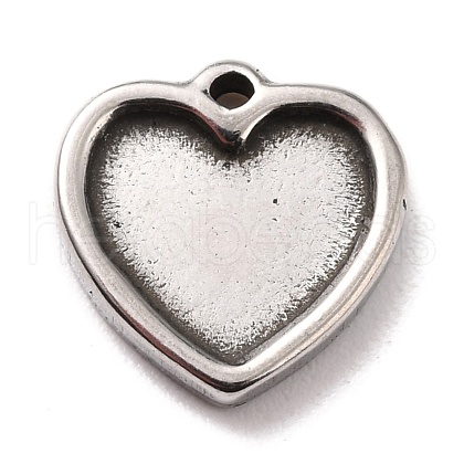 Non-Tarnish 304 Stainless Steel Charms Cabochons Settings STAS-B024-67P-1