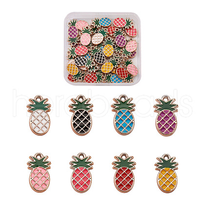 Beadthoven Alloy Enamel Pendants ENAM-BT0001-04-1