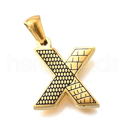 Golden 304 Stainless Steel Pendants STAS-K300-01G-X-1