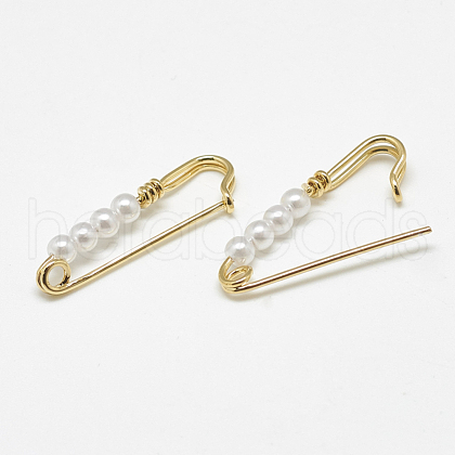 Brass Safety Pins KK-S347-158-1