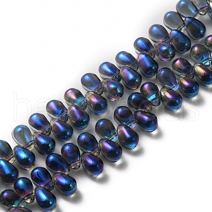 Electroplate Glass Beads GLAA-WH0023-29D-1