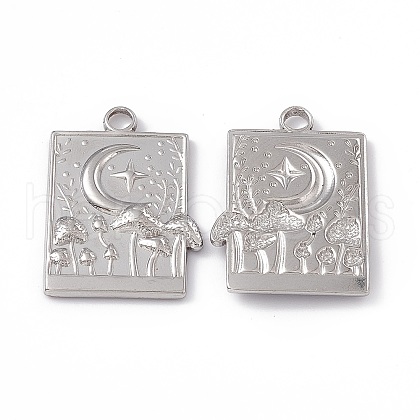 Non-Tarnish 304 Stainless Steel Bigs Pendants STAS-B031-16P-1